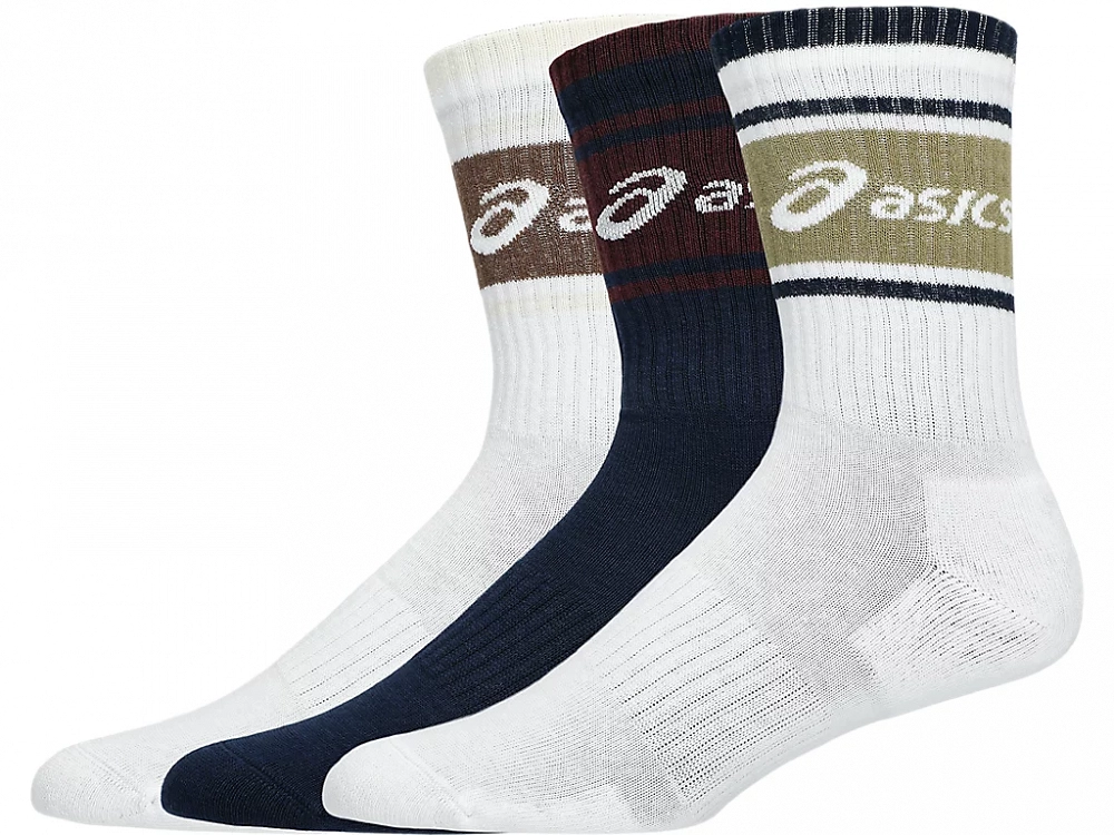 3 PACK ASICS LOGO CREW SOCK