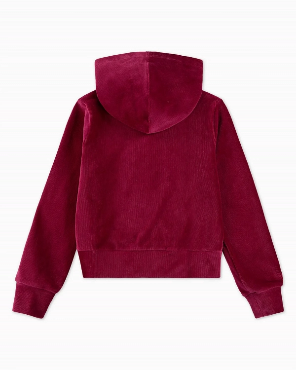 CNVG RIBBED VELOUR FULL ZIP