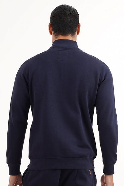 MEN'S ZIPPER MOCK NECK BASIC
