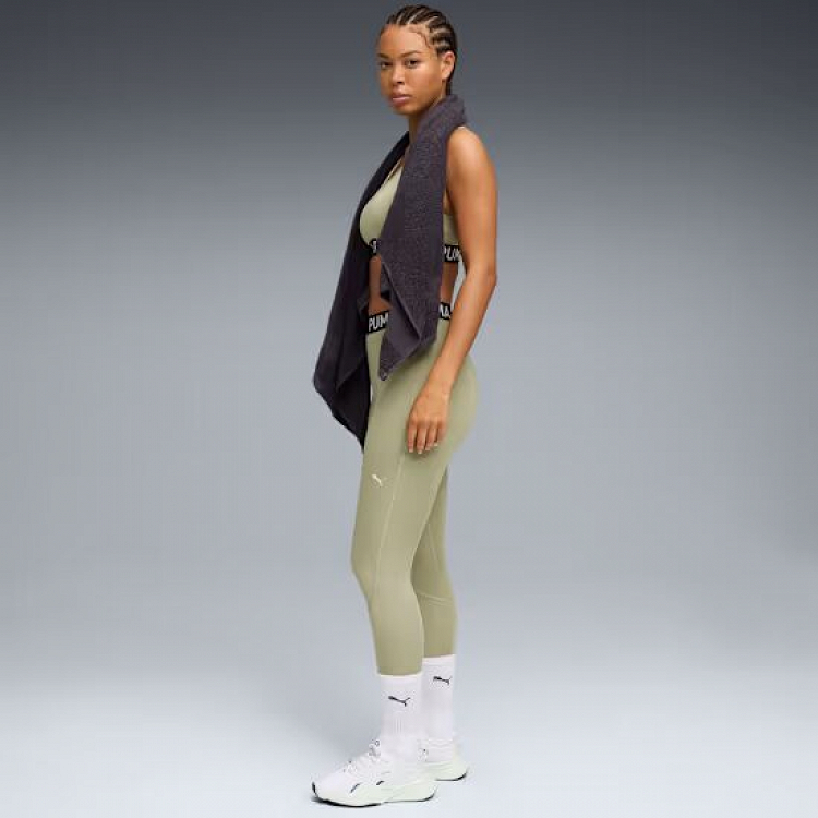 W PUMA STRONG COLORBLOCK TIGHT - HW FL