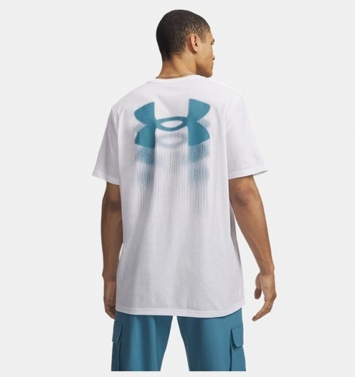UA M BLUR LOGO SS