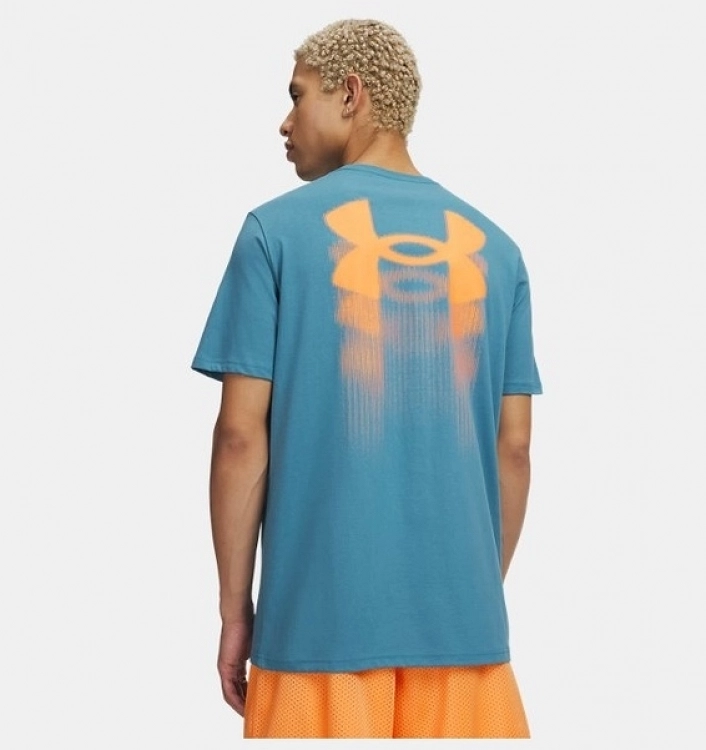 UA M BLUR LOGO SS