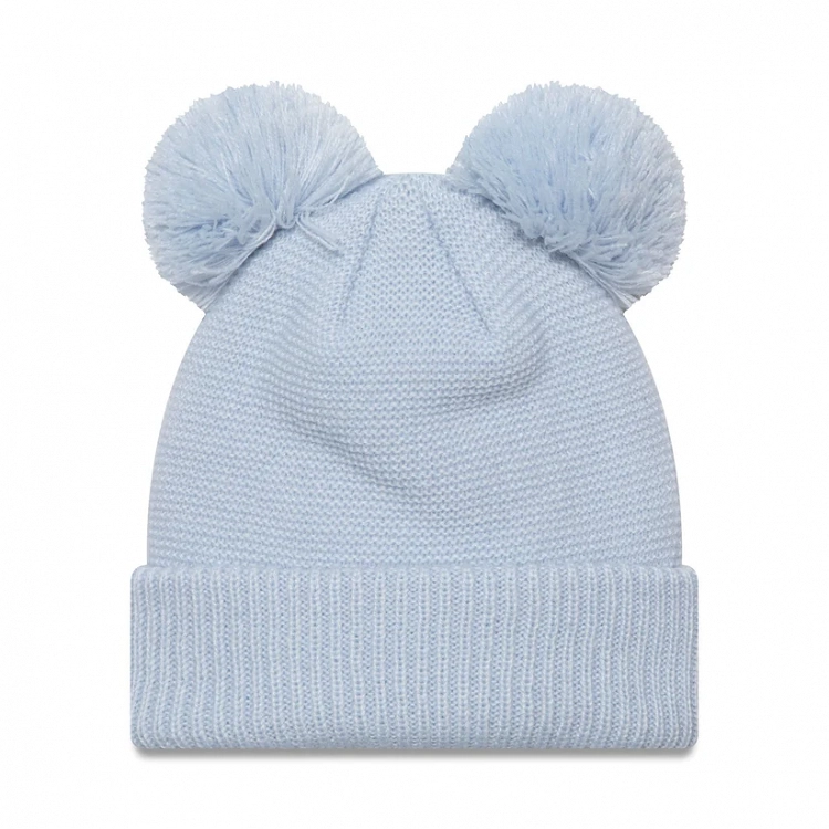 CHILD DOUBLE POM BEANIE NEYYAN