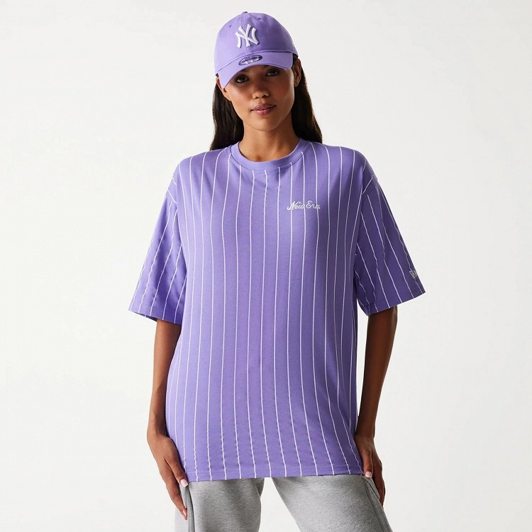NE PINSTRIPE OS TEE NEWERA