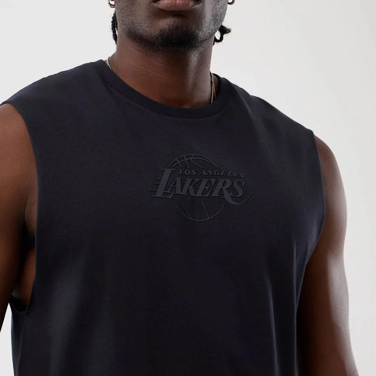 NBA CORE PLUS HD SLVLSS TEE LOSLAK  NVY