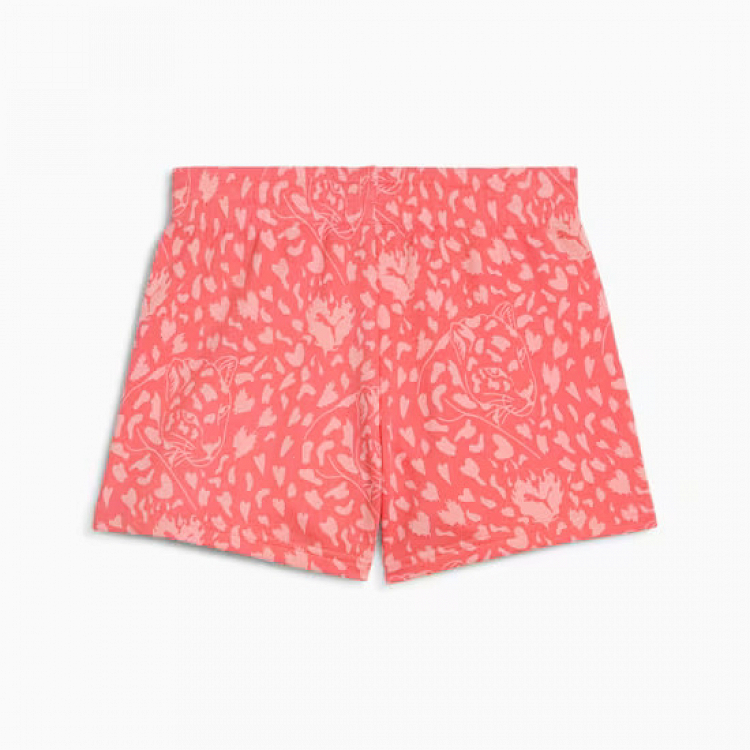 FLAMING LOVE AOP High Waist Shorts TR G
