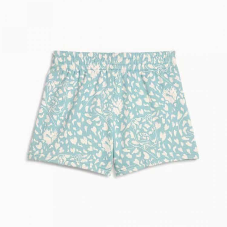 FLAMING LOVE AOP High Waist Shorts TR G