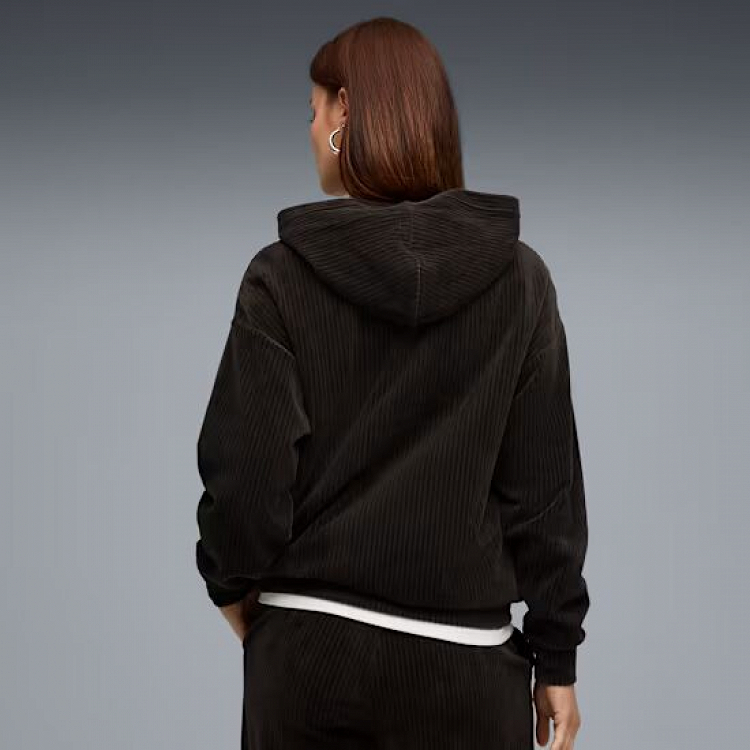 ESS ELEVATED Comfort Velour Rib Hoodie