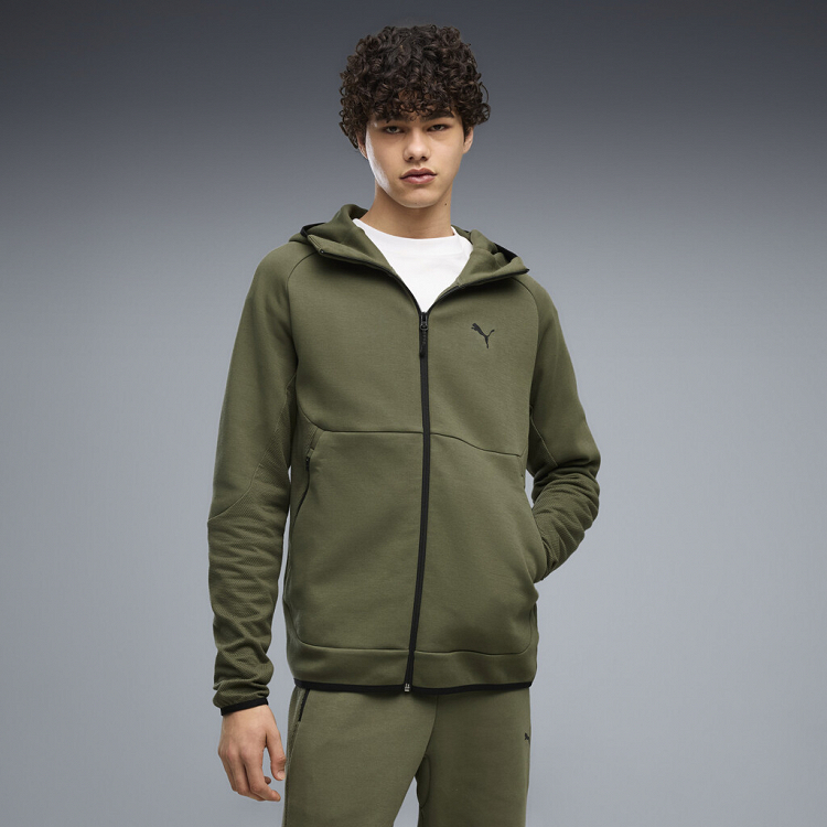 PUMATECH Slim Elevated Full-Zip Hoodie DK