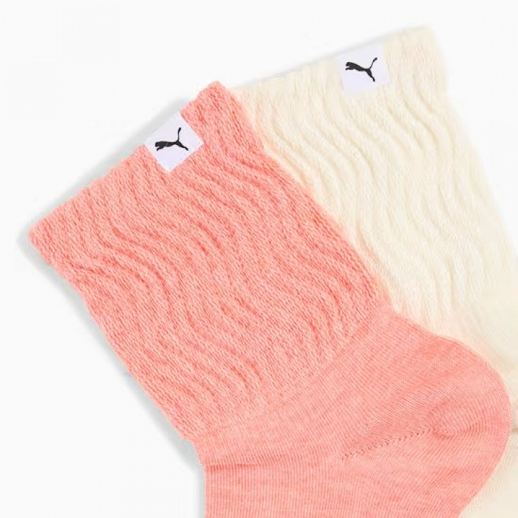PUMA WOMEN ZIGZAG SHORT SOCK 2P