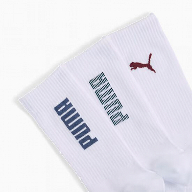PUMA UNISEX RIB LOGO CREW SOCK 3P