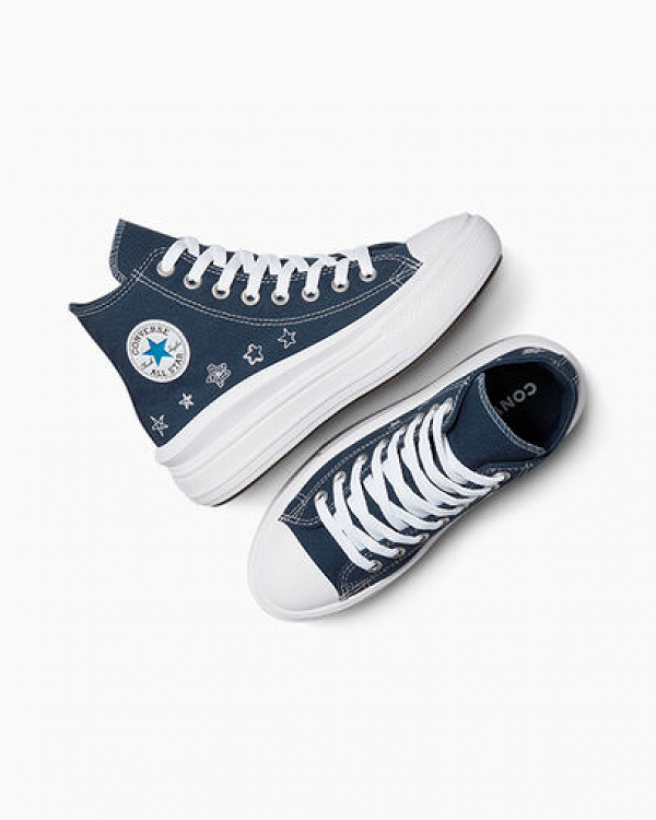 CHUCK TAYLOR ALL STAR MOVE PLATFORM DOODLE STARS