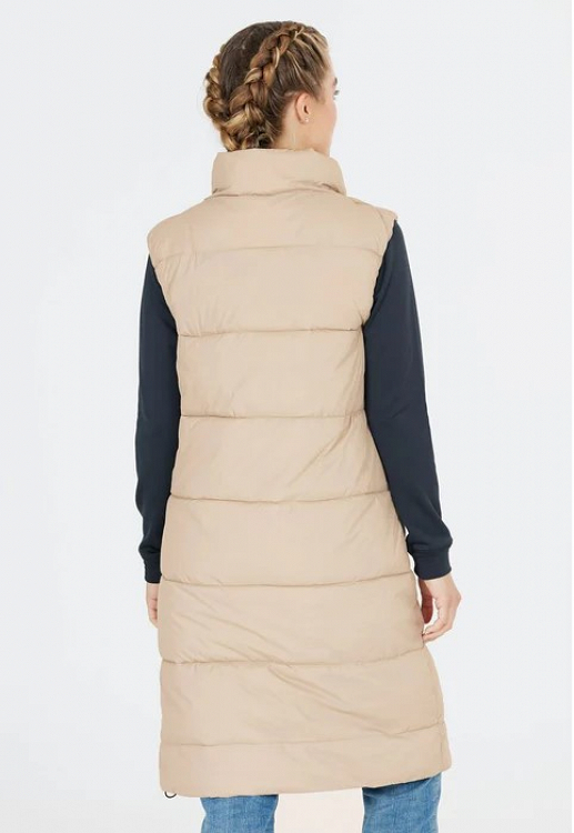 Amaretto W Long Puffer Vest