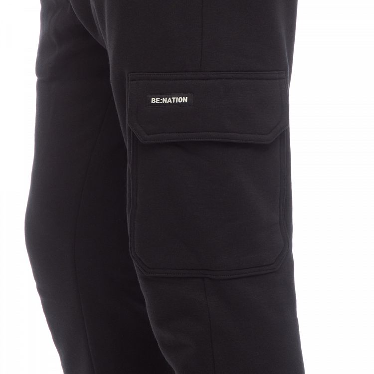 SIDE POCKETS ELASTIC HEM PANT