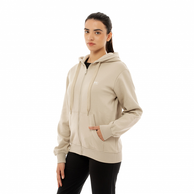 BE:NATION ESSENTIAL ZIPPER HOODIE