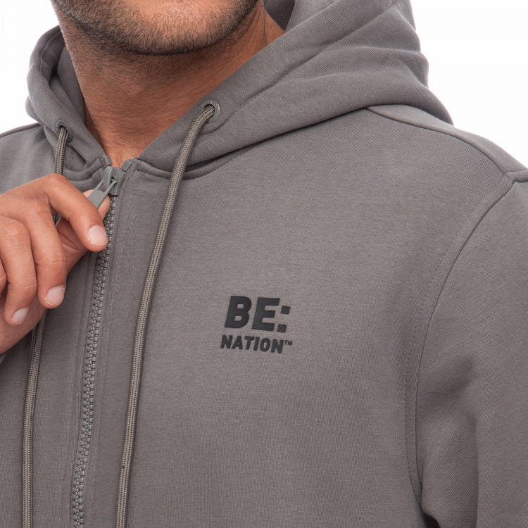 Logo full zip hoodie