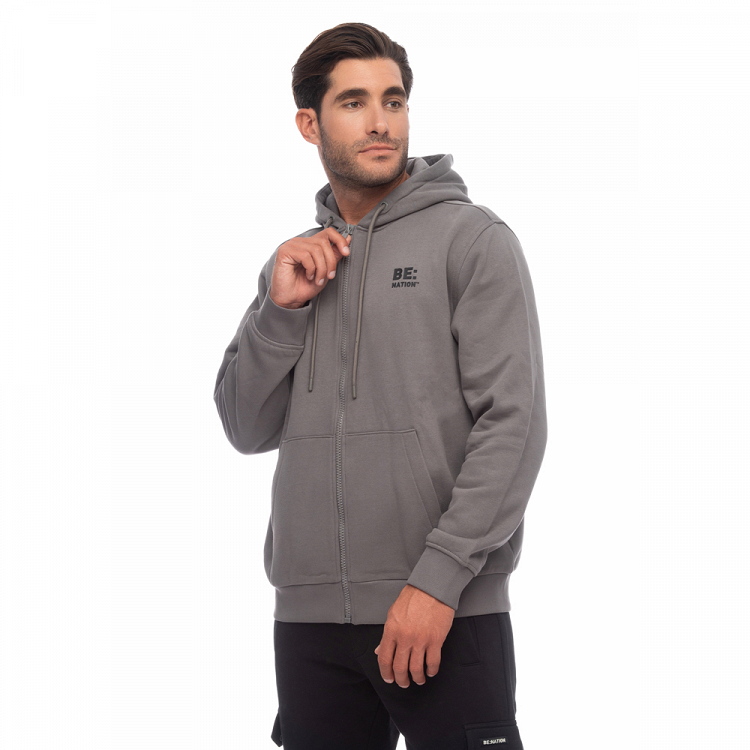 Logo full zip hoodie