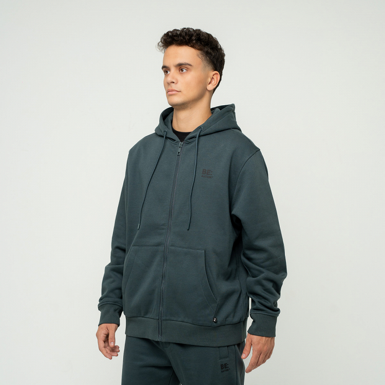 Logo full zip hoodie
