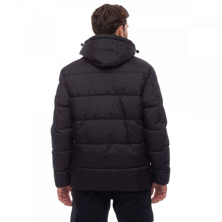PADDED JACKET WITH DETACHABLE HOOD