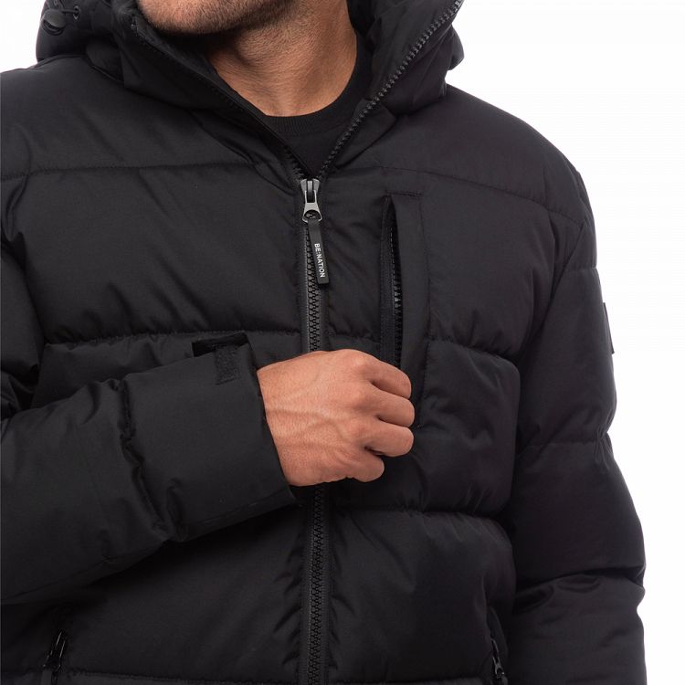 PADDED JACKET WITH DETACHABLE HOOD
