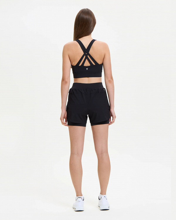 WO'S 2 IN 1 TRAINING SHORTS