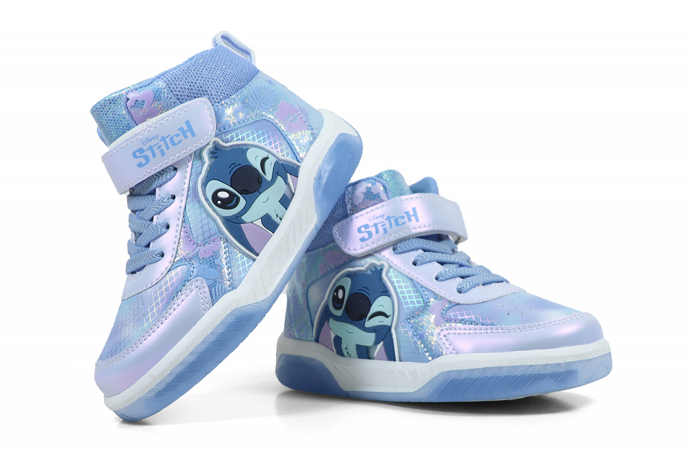 Lilo & Stitch Mid cut shoe with Lights TPR outsole