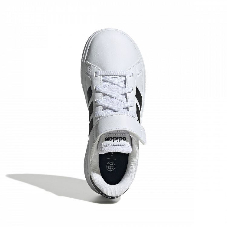 Grand Court Lifestyle Court Elastic Lace and Top Strap Shoes