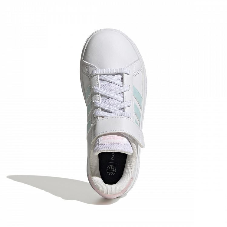 Grand Court Lifestyle Court Elastic Lace and Top Strap Shoes