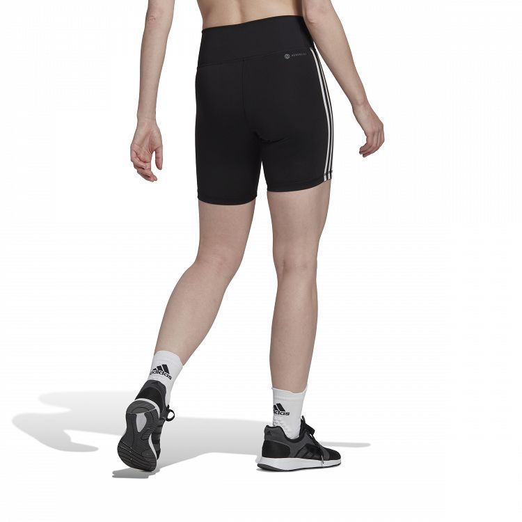 Workout Essentials 3-Stripes High Waisted Short Tights