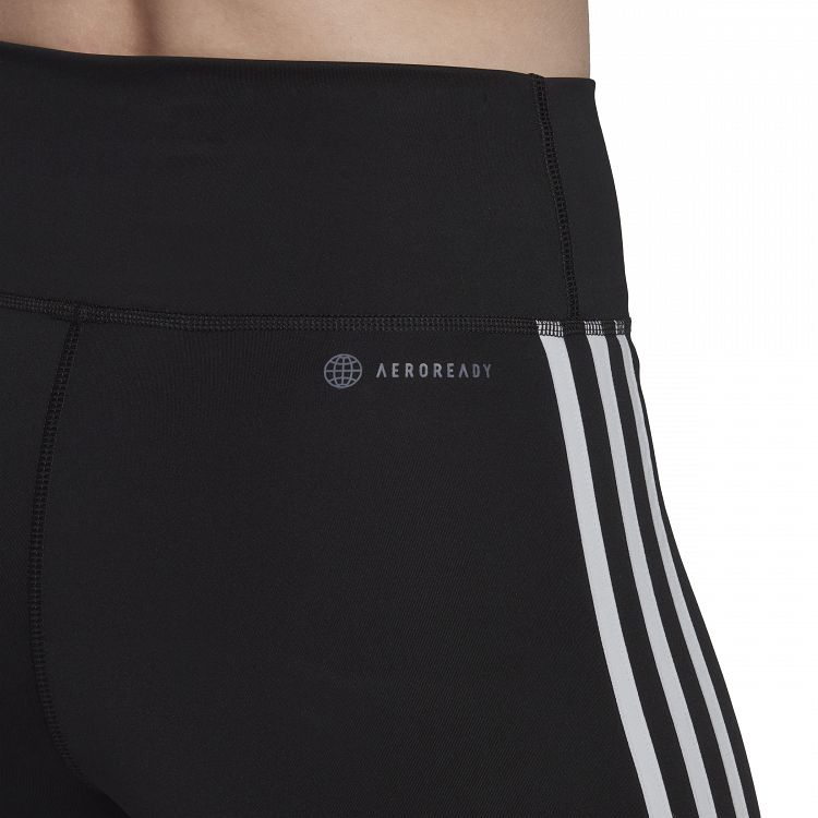 Workout Essentials 3-Stripes High Waisted Short Tights