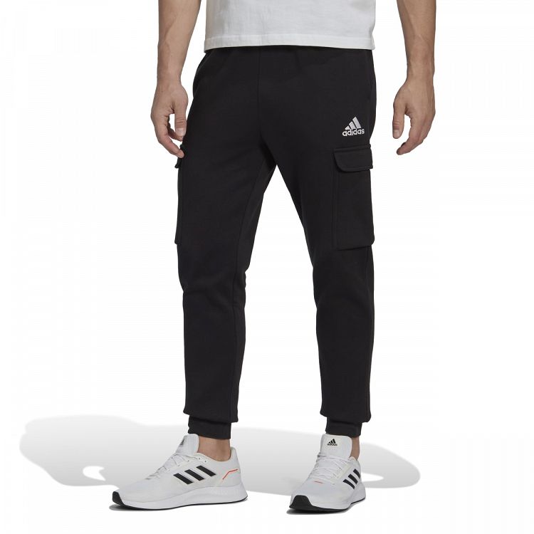 ESSENTIALS FLEECE REGULAR TAPERED CARGO PANTS