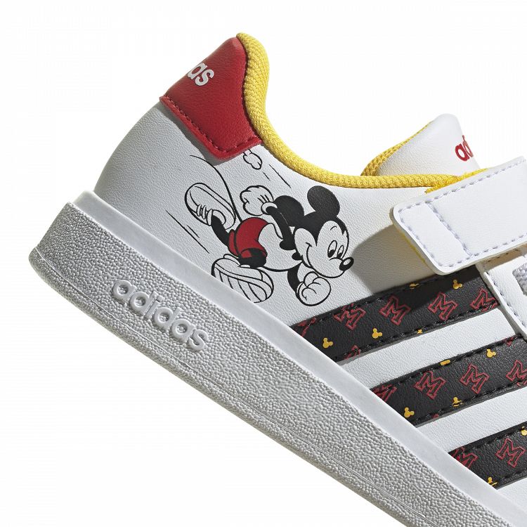 adidas x Disney Grand Court Mickey Lifestyle Court Hook-and-Loop Shoes
