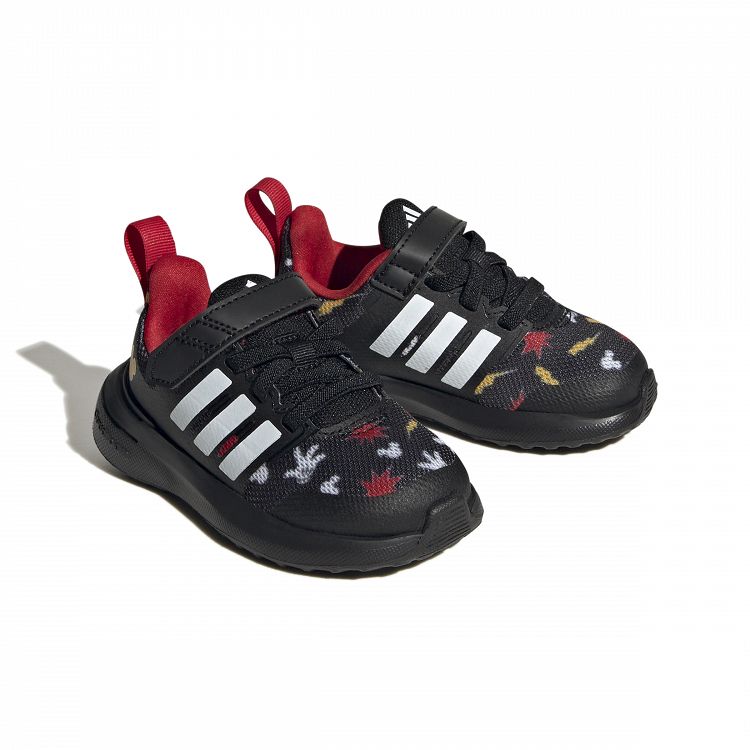 adidas x Disney FortaRun 2.0 Mickey Cloudfoam Sport Running Elastic Lace Top Strap Shoes