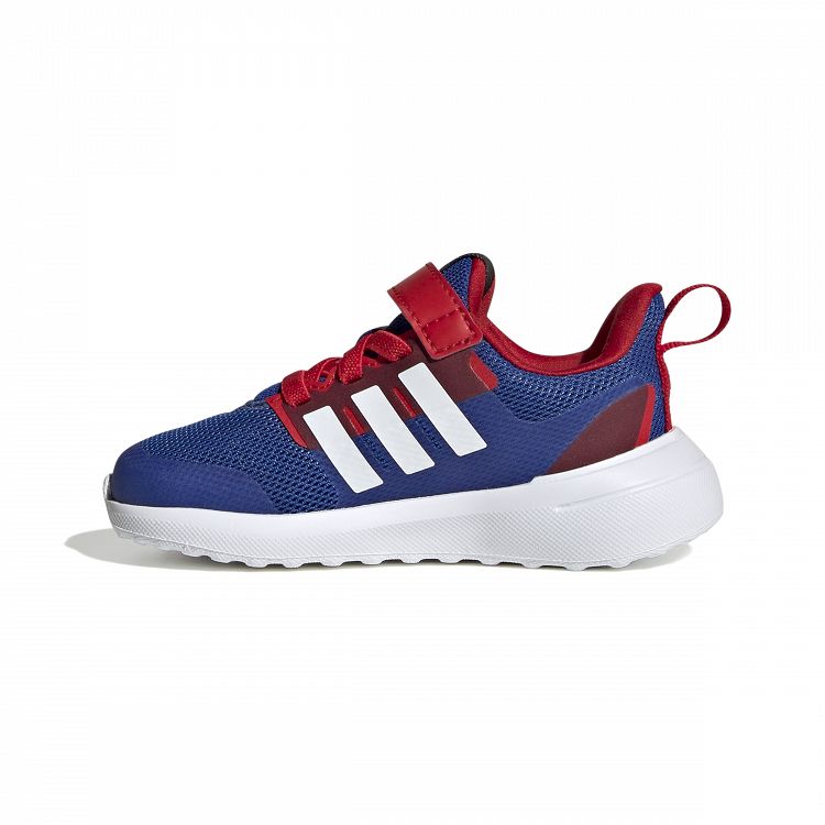 adidas x Marvel FortaRun 2.0 Spider-Man Cloudfoam Sport Running Elastic Lace Top Strap Shoes