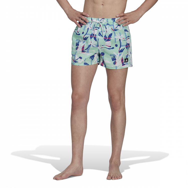 Seasonal Floral CLX Very Short Length Swim Shorts