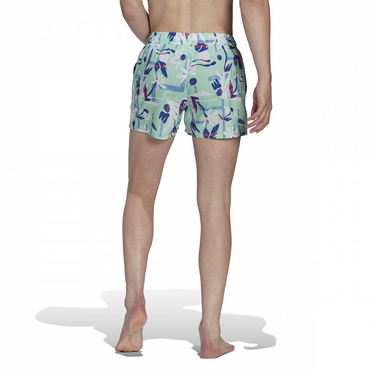 Seasonal Floral CLX Very Short Length Swim Shorts