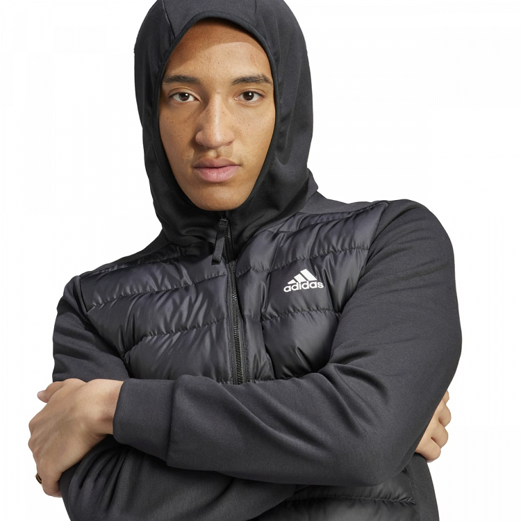 adidas Essentials Hybrid Down Hooded Jacket