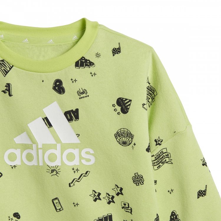 Brand Love Crew Sweatshirt Set Kids