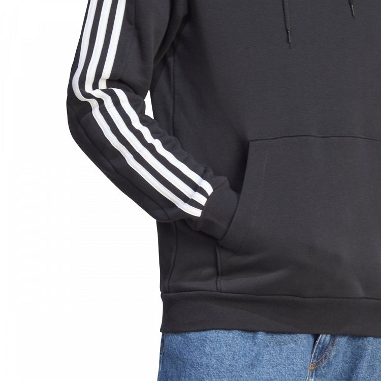 ESSENTIALS FLEECE 3-STRIPES HOODIE