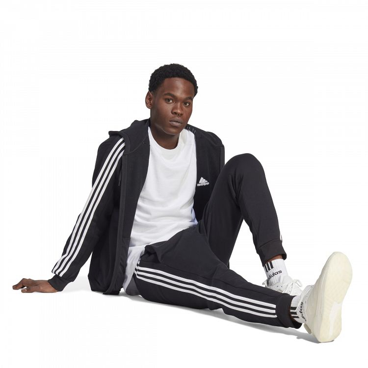 ESSENTIALS FLEECE 3-STRIPES FULL-ZIP