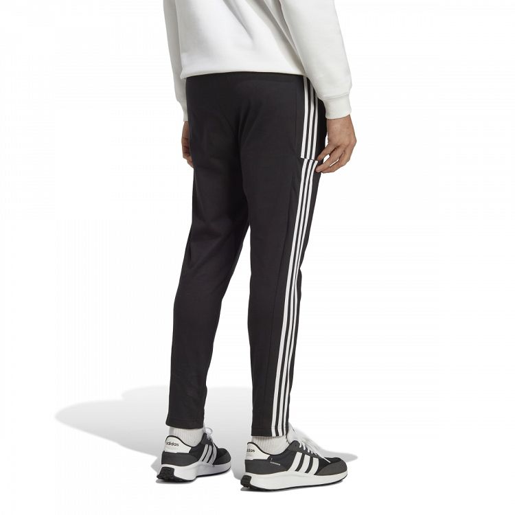 Essentials Single Jersey Tapered Open Hem 3-Stripes Pants