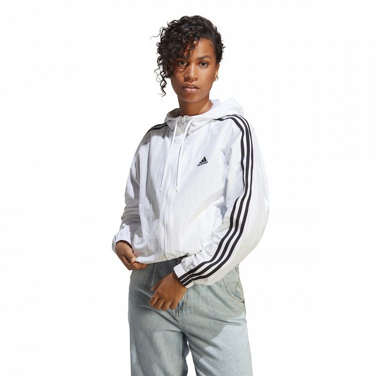 ESSENTIALS 3-STRIPES WOVEN WINDBREAKER