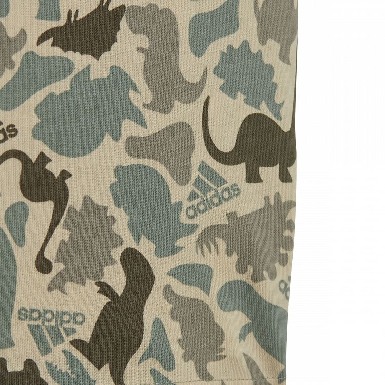 Dino Camo Allover Print Tee and Short Set