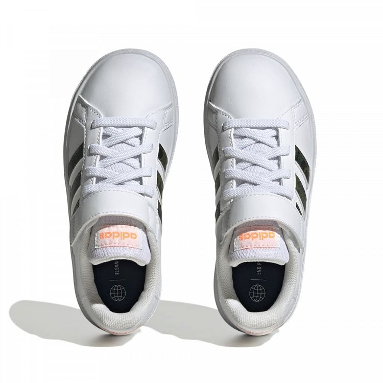 Grand Court Lifestyle Court Elastic Lace and Top Strap Shoes