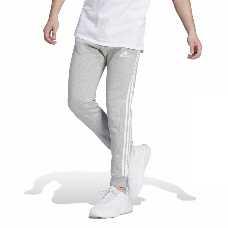 Essentials Fleece 3-Stripes Slim-Fit Pants