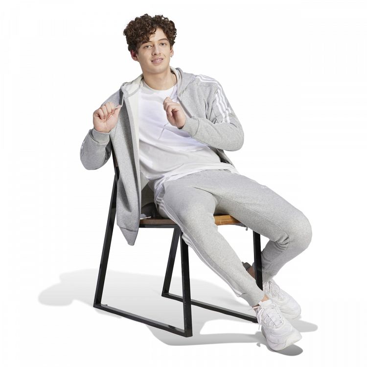 Essentials Fleece 3-Stripes Slim-Fit Pants