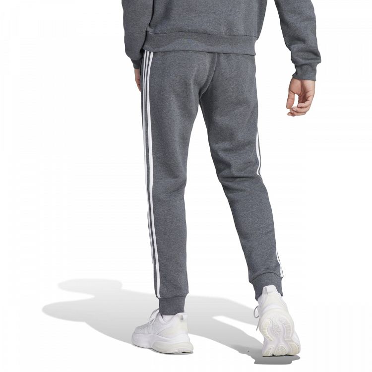 ESSENTIALS FLEECE TAPERED CUFF 3-STRIPES PANTS