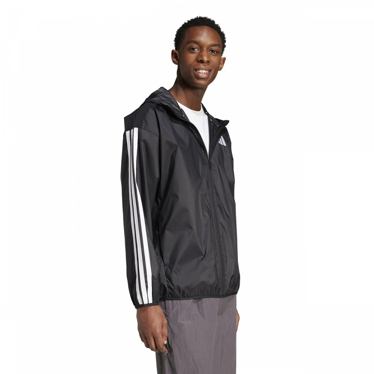 ESSENTIALS THREE STRIPES RIPSTOP WINDBREAKER