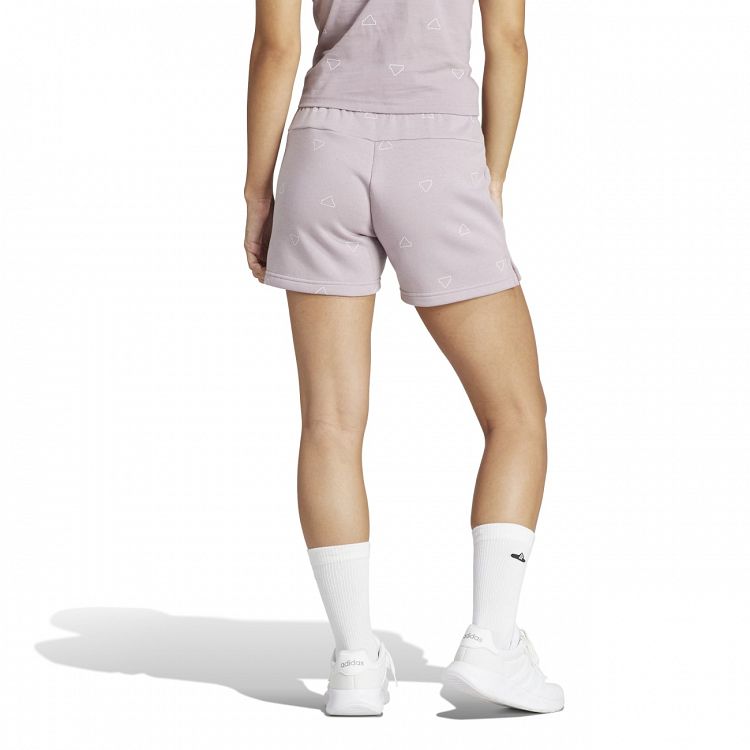 Essentials Monogram Fleece Graphic Shorts