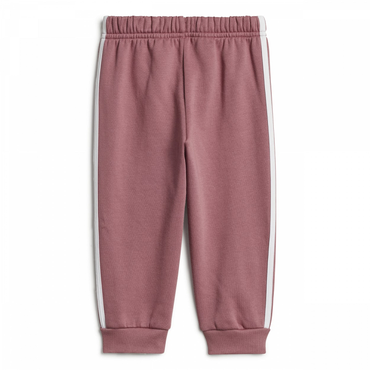 INFANTS ESSENTIALS THREE STRIPES FULL ZIP  FLEECE JOGGER WITH HOOD (Gender Neutral)